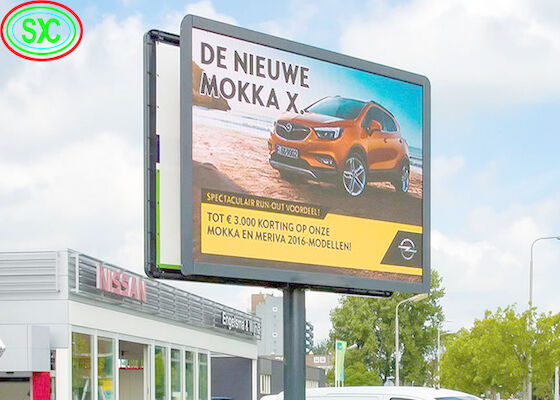 P6 P8 P10 Publicité en extérieur Écran d'affichage publicitaire commercial à LED fixe 960x960 mm