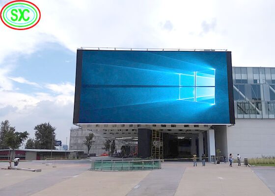 P6 P8 P10 Publicité en extérieur Écran d'affichage publicitaire commercial à LED fixe 960x960 mm