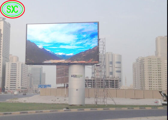 P6 P8 P10 Publicité en extérieur Écran d'affichage publicitaire commercial à LED fixe 960x960 mm