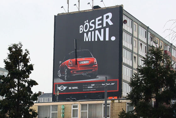 P10 Écran publicitaire extérieur à LED 10 mm Pixel Pitch IP65 étanche