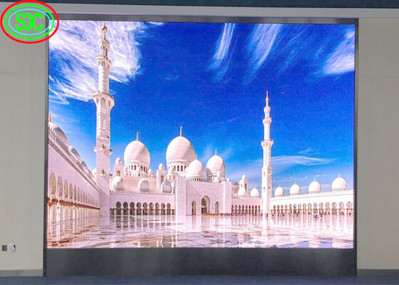 SMD P3.91 P4.81 Écran vidéo LED intérieur en arrière-plan 500*1000 mm