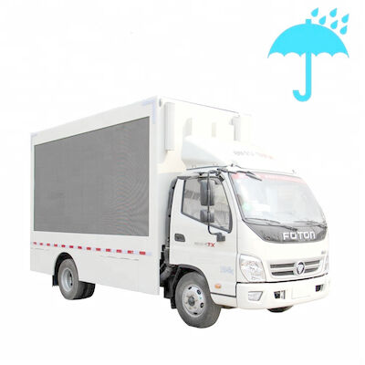 P10 Véhicule publicitaire Voyage mobile extérieur étanche à l'eau LED Vidéo murale Cinéma automobile