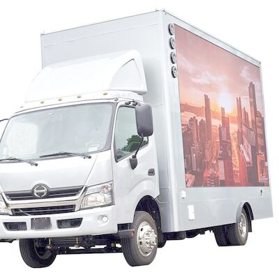P10 Véhicule publicitaire Voyage mobile extérieur étanche à l'eau LED Vidéo murale Cinéma automobile
