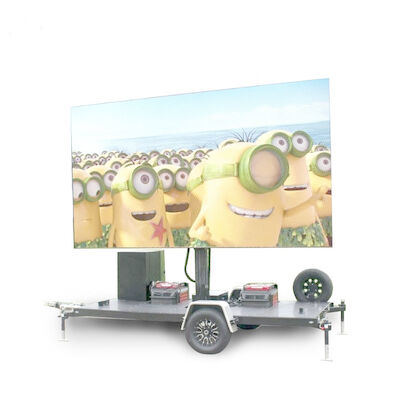 P10 Véhicule publicitaire Voyage mobile extérieur étanche à l'eau LED Vidéo murale Cinéma automobile