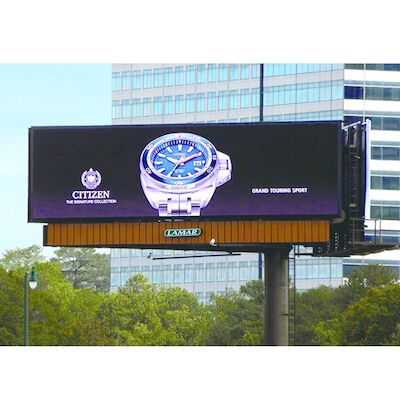 Publicité sur l'autoroute du stade haute luminosité extérieure en pleine couleur P10 LED Panneau mural vidéo avec colonne