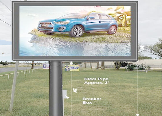 Écran publicitaire extérieur à LED à haute luminosité P10