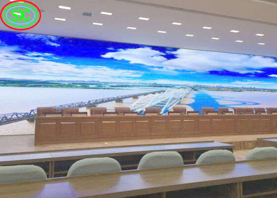 Écran vidéo à LED à couleur complète à l'intérieur 3840hz Pour conférence