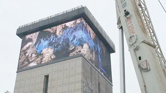 Résistant à l'eau extérieur IP65 Full Color P10 LED Display mur vidéo CE Rohs Approuvé