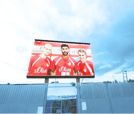 Vidéo Grand écran P10 écran d'affichage LED plein couleur publicité extérieure