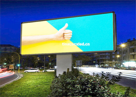 Vidéo Grand écran P10 écran d'affichage LED plein couleur publicité extérieure