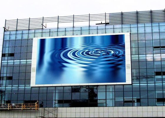 P10 Affichage extérieur LED 10 mm Pixel Pitch 5000cd/m2 Lumière