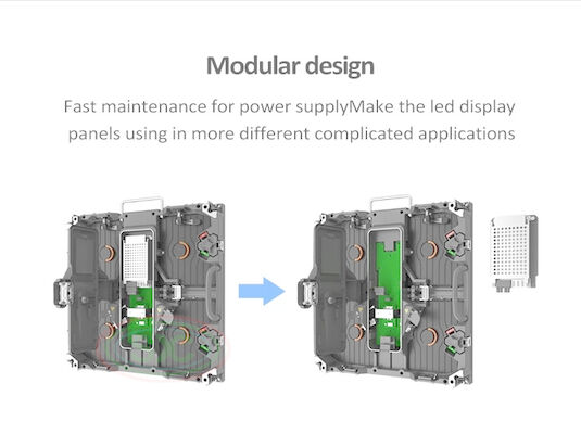Display LED à haute luminosité SMD2121 à haute résolution en aluminium coulé sous pression Certifié CE/ROHS/FCC