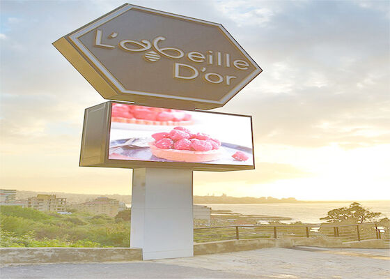 Chine HD Outdoor Full Color P10 LED Display Écran de grande publicité Convient pour les températures élevées
