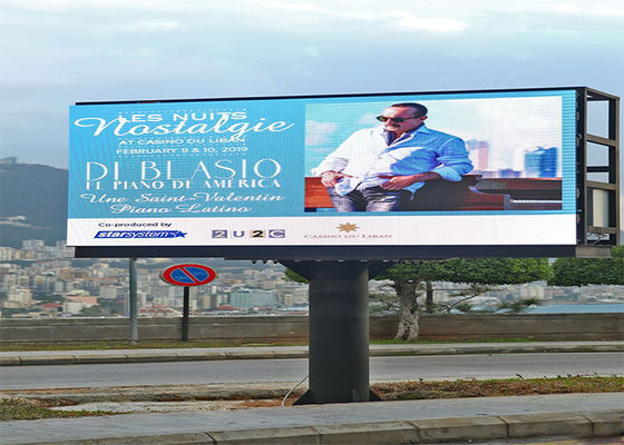 Écran LED extérieur P10 couleur, étanche IP65, pas de 10 mm