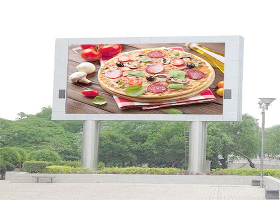 Écran d'affichage LED plein couleur P10 résistant à l'eau en extérieur Affichage publicitaire avec colonne