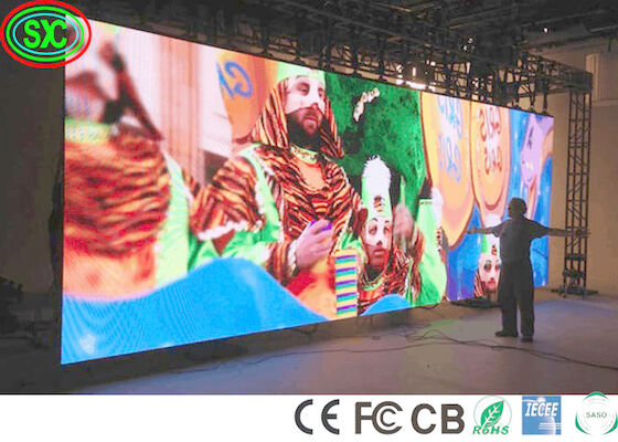 FCC 400W/m2 Affichage LED intérieur fixe Tache 2,5 mm Affichage LED à couleur complète intérieur