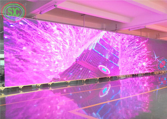 P4 Affichage à LED indoor Smd2121 RGB Écran en aluminium en acier 3 ans de garantie