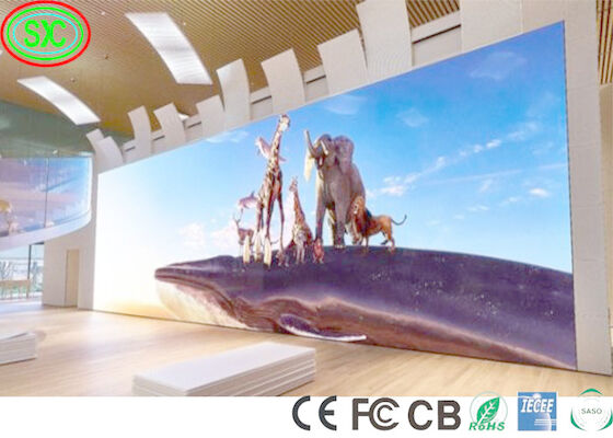 Affichage à paroi en aluminium en fonte à LED à l'intérieur en couleur P5 haute définition
