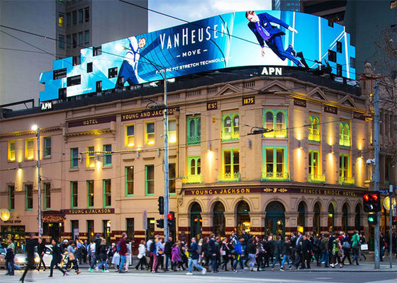 Panneau d'affichage LED couleur SMD P8 extérieur, étanche IP65, pas de 8 mm