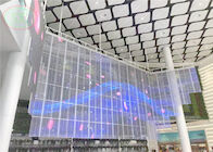 Écran P3.91-7.8125 mené transparent d'intérieur de produit transparent réglable de l'éclat LED