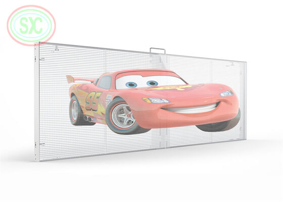 Matériau de l'armoire L'affichage LED transparent en aluminium avec une moyenne de 1000 heures sans panne