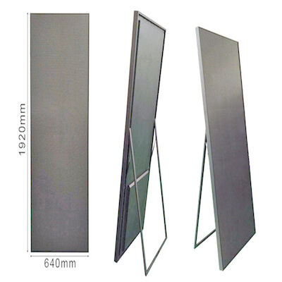 Écran d'affiche LED portable P3 à l'intérieur en couleur complète avec armoire en aluminium en fonte