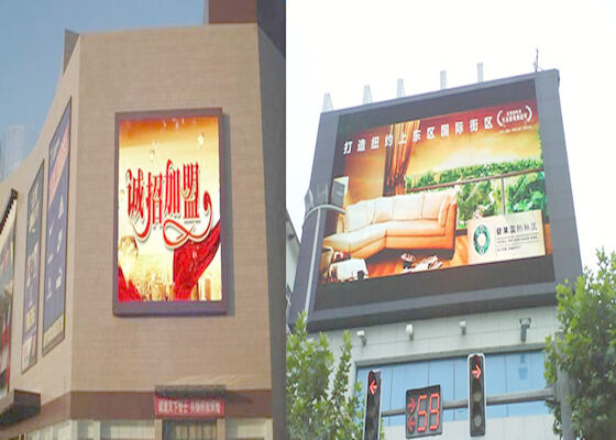 Plein couleur P6 bâtiment extérieur rue panneau d'affichage mur vidéo grand écran d'affichage publicitaire LED