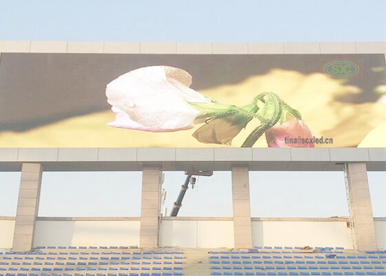 Écran d'affichage LED publicitaire à couleur complète résistant à l'eau et aux températures élevées