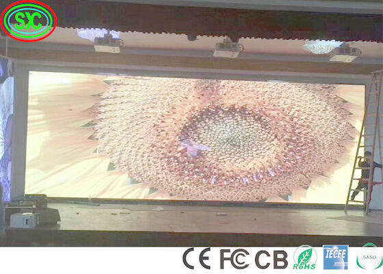 HD Full Color SMD LED Screen Panneau en aluminium coulé arrière-plan de scène pleine couleur 256mm X 128mm Taille du module