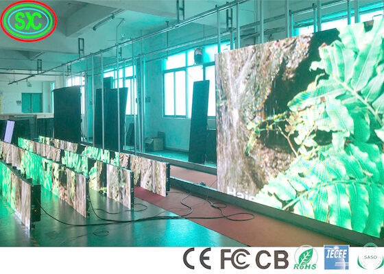 900cd/m2 SASO IECEE Écrans à LED de scène P3.91 7056 Points Scène LED Vidéo mur led écran de fond de scène