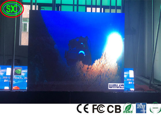 Écran LED sans couture IP43 250W/M2 GOB P1.9 P2 P2.5 IECEE