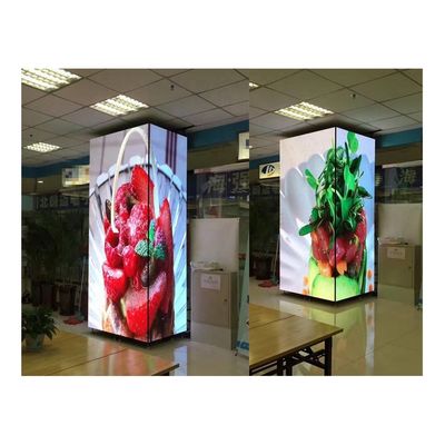 Intérieur extérieur 6 côtés Smd3535 2000nits Cube LED Video Wall P3.91mm Pour DJ Stage