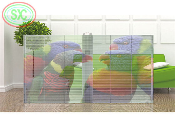 Écran LED transparent intérieur P3.9-7.8 Couleur complète