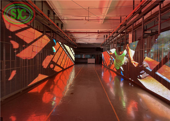 2000 cd/m2 Luminosité Écran LED transparent, Panneaux publicitaires à LED en couleur