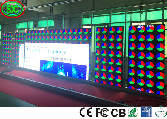 Bon prix 1R1G1B P3.91 P4.81 Écran de rideau de scène à LED 300w/M2 3840hz écran de scène à LED en ligne