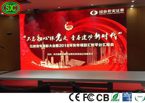 1100cd/m2 500mcd Écran LED de location de scène IECEE pour événements en directÉcran LED à couleur complète