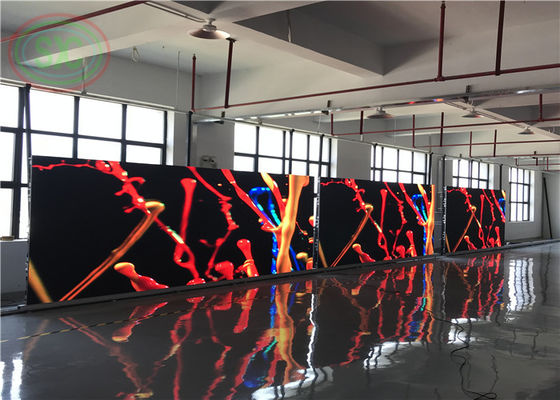 Écran LED couleur intérieur P2.5 Installation facile Mur LED pour la publicité et les événements Panneau LED de location 640x640mm