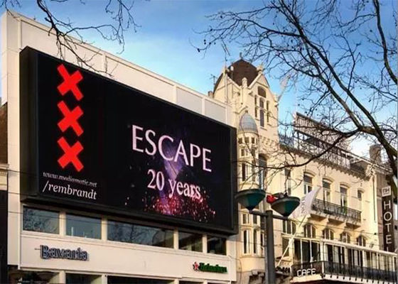 Écran LED P6 double face, pixels de 6 mm, étanche IP65