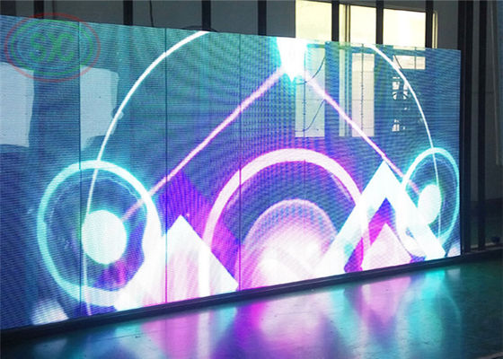 Affichage à LED transparent à énergie verte G3.91-7.82 1000*500 mm pour les présentoirs à rideaux