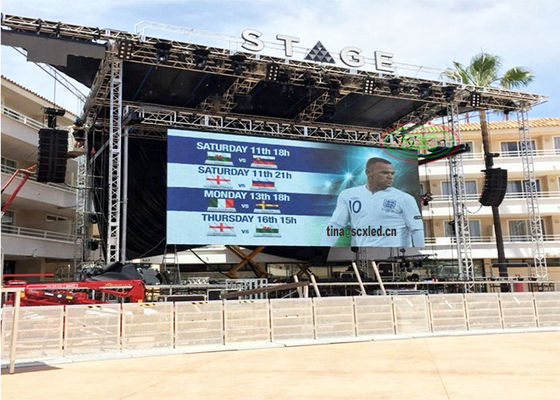 haute luminosité Écran de fond de scène intérieure mince P4.81 Location LED Video Wall