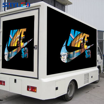 P6 publicité extérieure Écran LED mobile étanche à l'eau Panneau LED monté sur véhicule/fourgonnette/camion