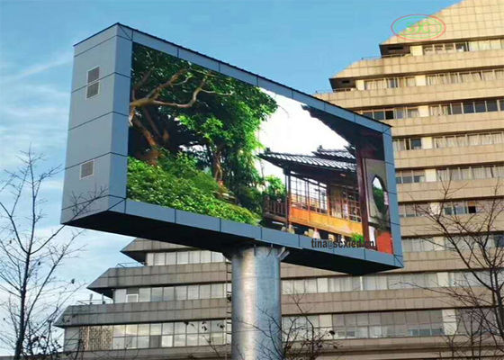 Installation fixe extérieure Dissipation rapide de la chaleur Publicité Panneau d'affichage P8 P10 Externe Panneau de commande LED Novastar
