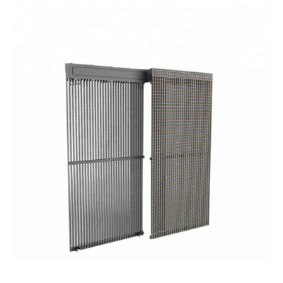 Bon prix Affichage transparent de rideau en écran 340w/sqm ccc LED de P15.625 P31.25 6000cd/m2 LED en ligne