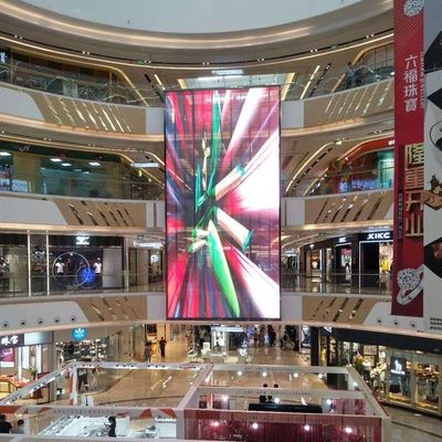 L'écran à LED à bande dessinée transparent cylindre 62500 points/m2 SMD2121