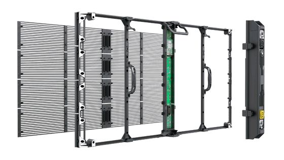 Couleur complète P3.91mm-7.82mm Panneaux d'écran LED transparents Haute luminosité