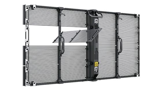 Couleur complète P3.91mm-7.82mm Panneaux d'écran LED transparents Haute luminosité