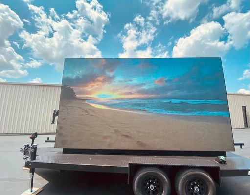 Écran extérieur à pleine couleur haute luminosité grand écran LED P5 640*640mm Panneau publicitaire LED fixe