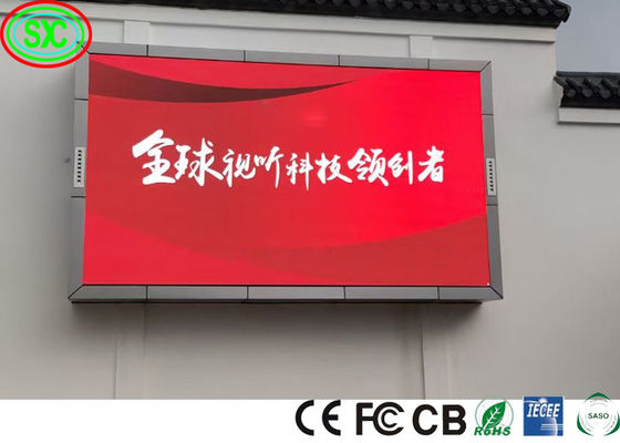 P6 Écran d'affichage LED plein couleur extérieur personnalisé Installation facile Grand mur vidéo publicitaire