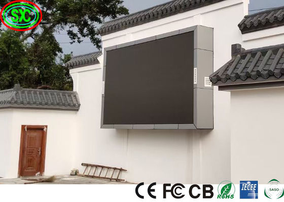 P6 Écran d'affichage LED plein couleur extérieur personnalisé Installation facile Grand mur vidéo publicitaire