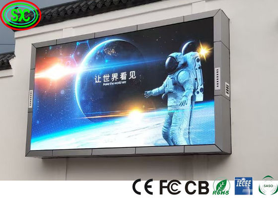 P6 Écran d'affichage LED plein couleur extérieur personnalisé Installation facile Grand mur vidéo publicitaire